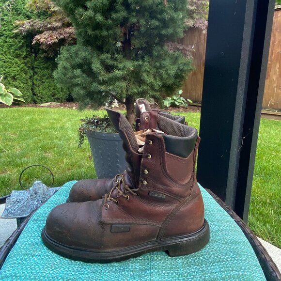 Red Wing-2414 MEN’S 8-INCH WATERPROOF CSA SAFETY TOE BOOT 10.5 3E - Picture 3 of 11